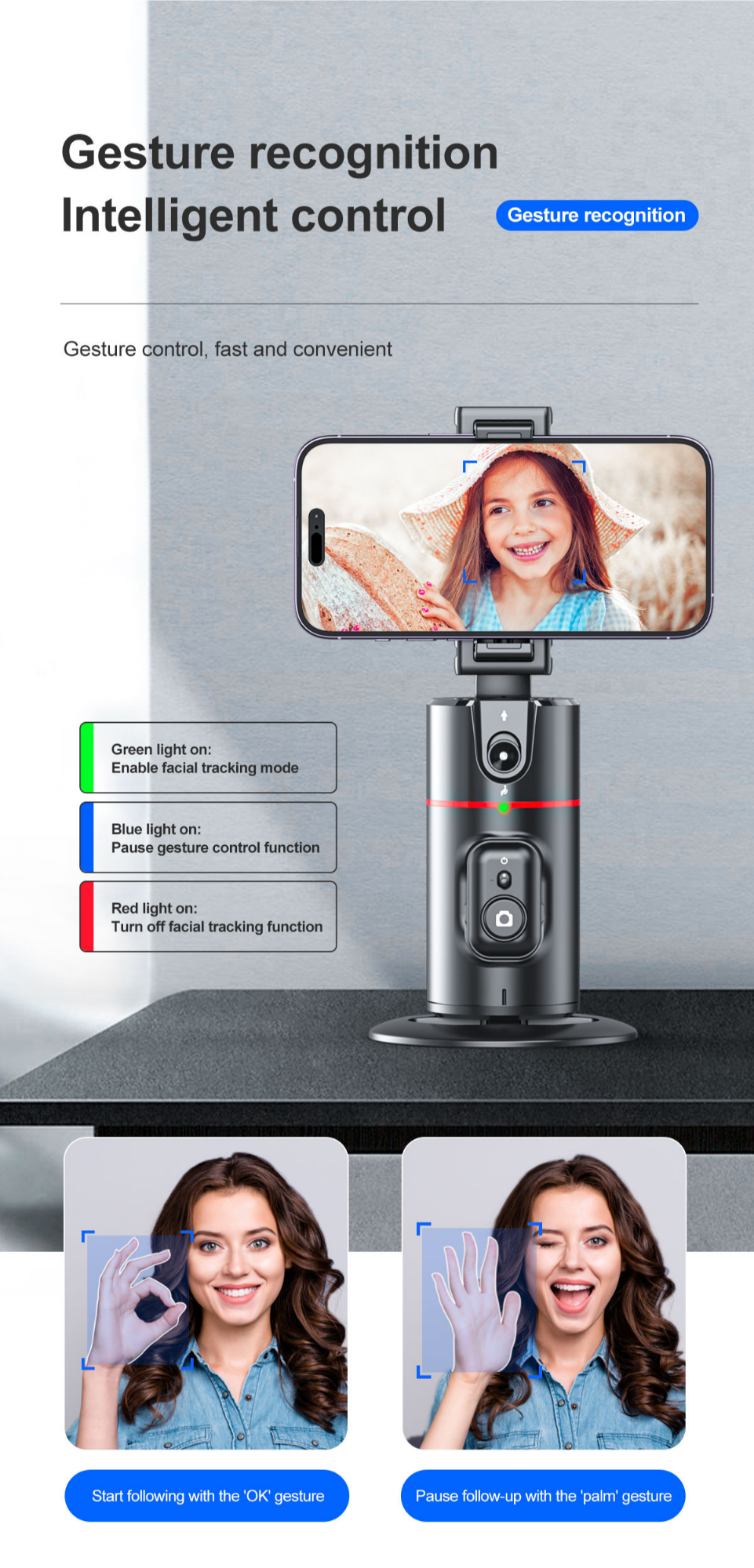AI Face Tracker 360 Degree